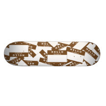 Plataforma do skate do marfim de Merhaba (Brown)