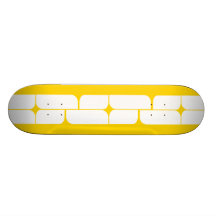 Plataforma do skate do marfim de Schizm (ouro)
