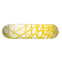 Plataforma do skate do marfim de Triagonal (ouro)