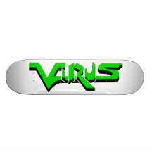 Plataforma do skate do marfim do vírus (limão)