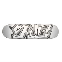 Plataforma do skate do marfim SkuL7 (fumo)
