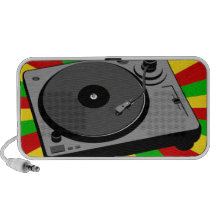 Plataforma giratória de Rasta Caixinha De Som Para iPod