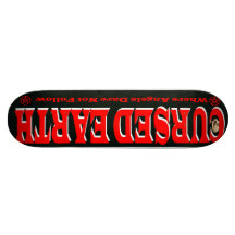 Plataforma maldita do anjo skateboard