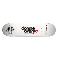 Plataforma marcada Avery do skate de Donnie skates