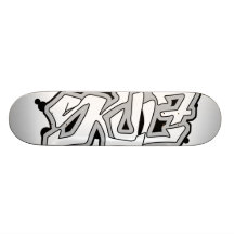 Plataforma (preta) do skate do marfim SkuL7