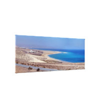 Playa de Sotavento en Fuerteventura. Impresiones En Lona