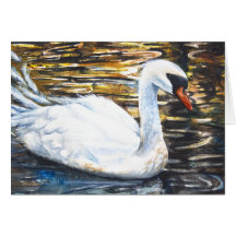 PMACarlsonPrince do cartão das cisnes