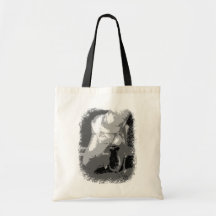 Pointe calça o dançarino preto e branco bolsa de lona