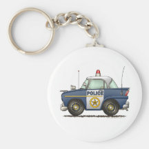 Polícia do carro de polícia chaveiros