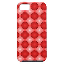 Polkadots vermelho brilhante capas de iPhone 5 Case-Mate