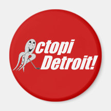 Polvo Detroit! - Hóquei Imã De Refrigerador