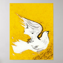 Pomba de um impressão/poster do ~ das mulheres