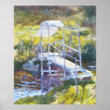Ponte branca, John Twachtman Posters