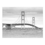 Ponte de Mackinac Cartoes Postais