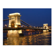 Ponte do cano principal de Budapest Cartões Postais