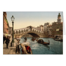 Ponte II de Rialto, Veneza, Italia Cartoes