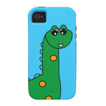 Ponto - capa de iphone 4 bonito do dinossauro