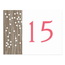 Pontos & linhas orgânicos que Wedding cartões do n Cartão Postal