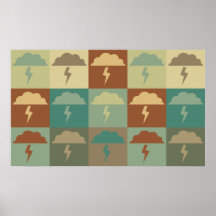 Pop art atmosférico das ciências impressão