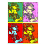 Pop art Beethoven Cartao Postal