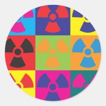 Pop art de Hazmat Adesivo
