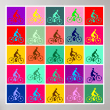 Pop Pedalling Pôsteres