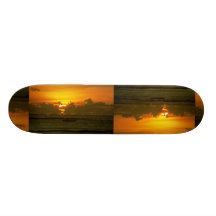 Por do sol bonito: Bali, Indonésia Skate