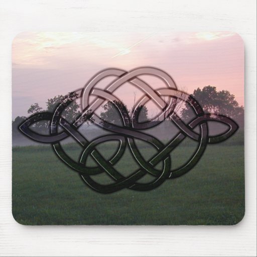 Por do sol celta Mousepad de Zazzle.com.br