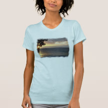 Por do sol de Havaí Camisetas