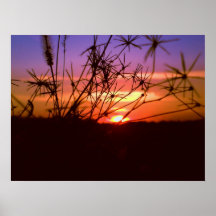 Por do sol de Kansas Poster