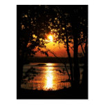 Por do sol do rio cartoes postais