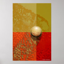 Por do sol do zen por Gregory Gallo Poster