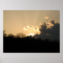 Por do sol dos pontos mortos poster