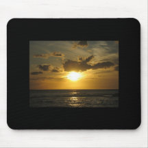 Por do sol Mousepad de Havaí