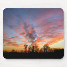 Por do sol Mousepad de Mississippi