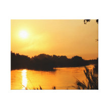Por do sol/nascer do sol das canvas em África Impressão De Canvas Esticadas