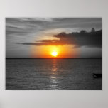 Por do sol no paraíso posters