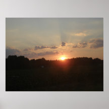 Por do sol posteres