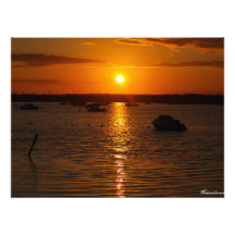 Por do sol sobre Sandbanks Arte De Fotos