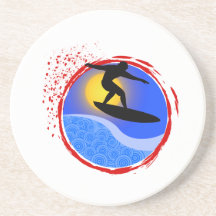Por do sol Surfer.png Porta Copo
