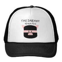 Porco Sneaky de Ninja! Boné