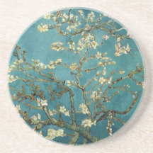 Porta copos da flor da amêndoa