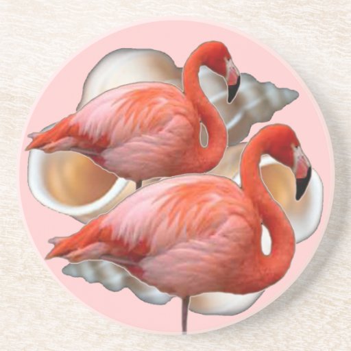 Porta copos do flamingo do Seashell