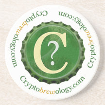 Porta copos do logotipo de Cryptobrewology