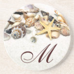 Porta copos dos Seashells do monograma