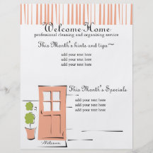 Porta coral bonito panfletos personalizados