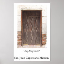 Porta do ziguezague poster