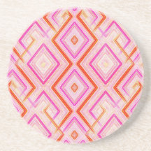 Portas copos cor-de-rosa da bebida de Deco Porta-copo