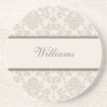 Portas copos personalizadas do damasco porta-copo