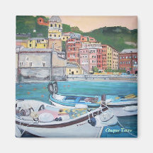 Porto de Vernazza, ímã de Cinque Terre Imãs